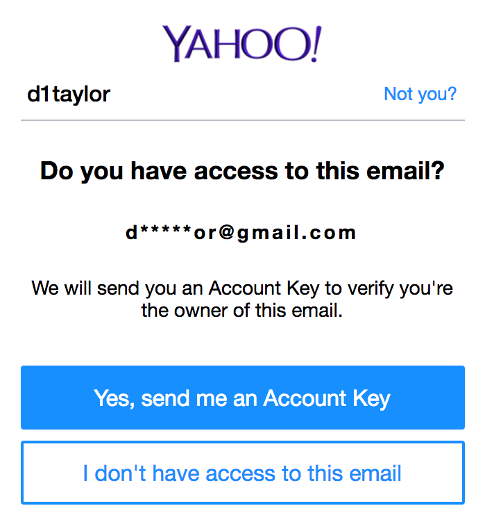 find out yahoo email password