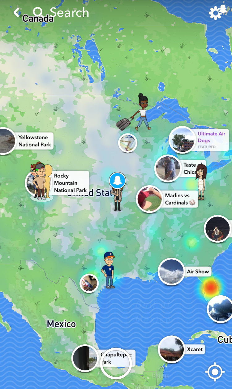 snapchat location ghost map privacy mode friends geolocation number down land